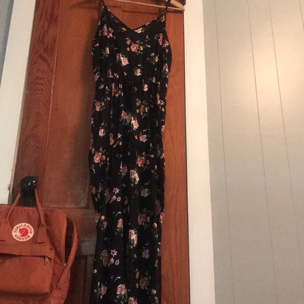 Floral print jumpsuit/romper